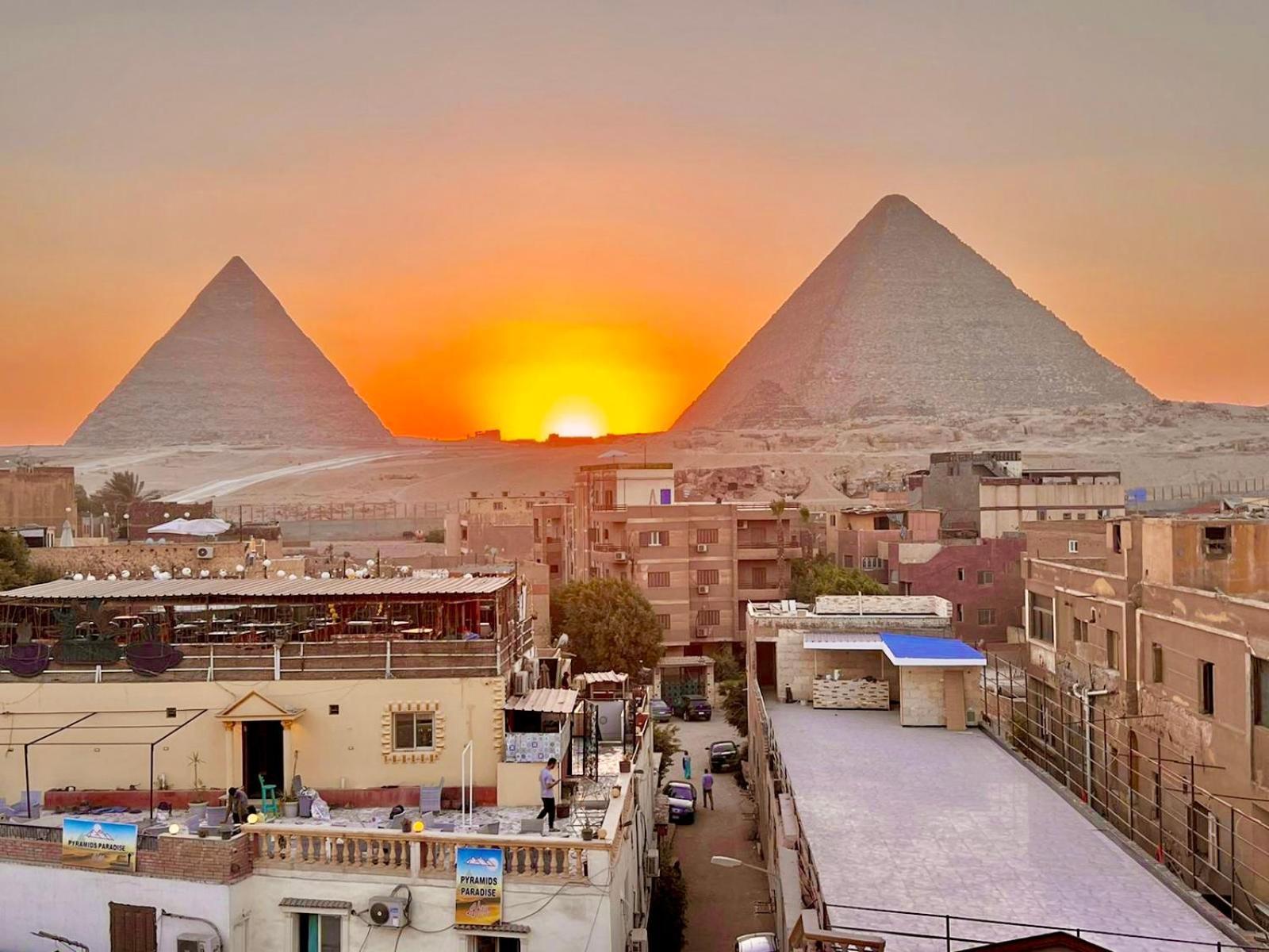 Cheops Pyramids Inn Kafrat al Jabal Exterior photo